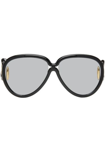 LOEWE Black Pilot Mask Sunglasses