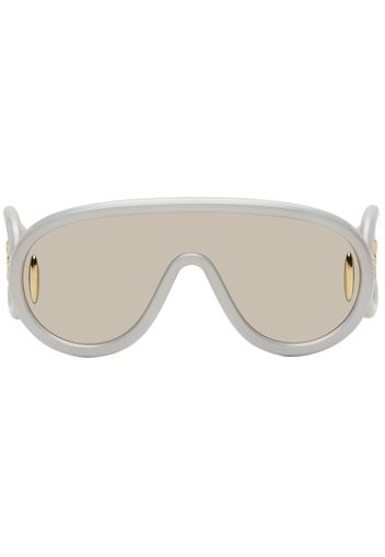 LOEWE White Wave Mask Sunglasses