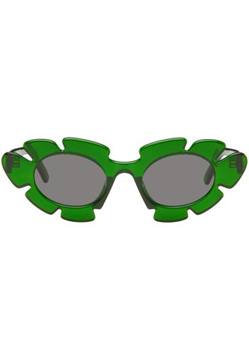 LOEWE Green Flower Sunglasses