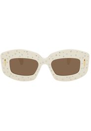 LOEWE Off-White Starry Night Smooth Pavé Screen Sunglasses