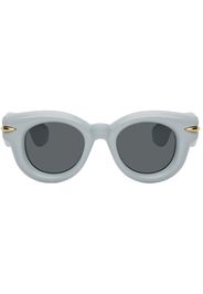 LOEWE Blue Inflated Round Sunglasses