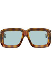 LOEWE Tortoiseshell Paula's Ibiza Dive In Mask Sunglasses