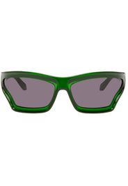 LOEWE Green Arch Mask Sunglasses