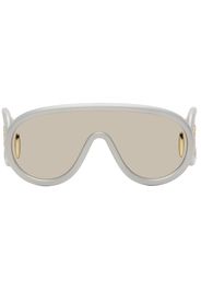 LOEWE White Wave Mask Sunglasses