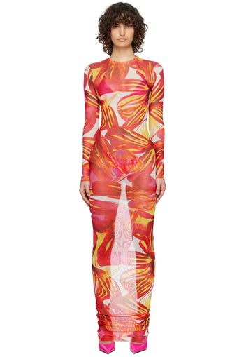 Louisa Ballou Pink High Tide Maxi Dress