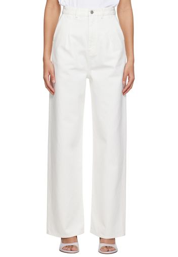 Loulou Studio White Attu Jeans