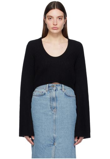 Loulou Studio Black Chante Sweater