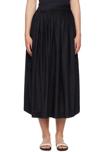 Loulou Studio Black Artemis Maxi Skirt