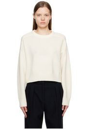 Loulou Studio Off-White Bruzzi Sweater