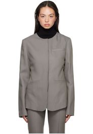 Loulou Studio Gray Lavena Blazer