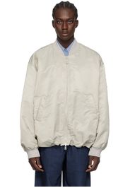 LOW CLASSIC Khaki Padded Reversible Bomber Jacket