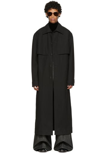 LU'U DAN Black Duster Coat