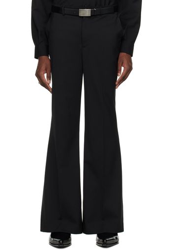 LU'U DAN Black Bellbottom Trousers