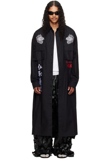 LU'U DAN Black Tokko L-D Coat