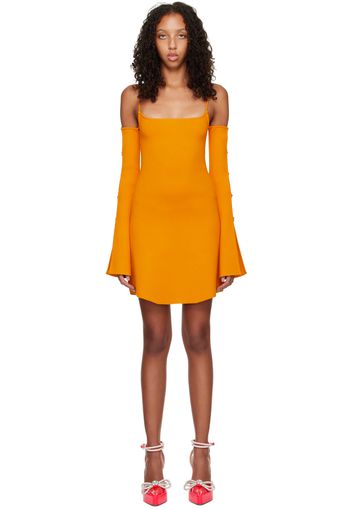 MACH & MACH Orange Amelie Minidress