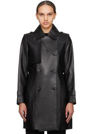 MACKAGE Black Mely Leather Coat