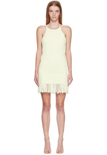 Magda Butrym White Crocheted Minidress