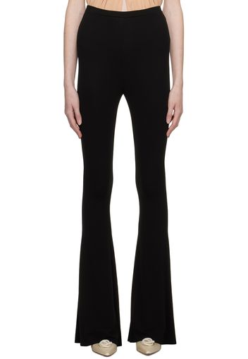 Magda Butrym Black Flared Trousers