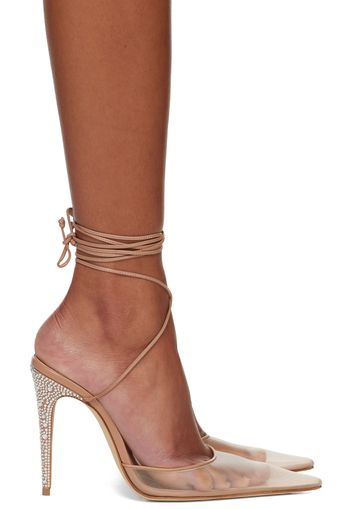 Magda Butrym Beige Crystal Heels