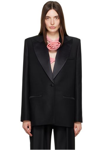 Magda Butrym Black Relaxed-Fit Blazer