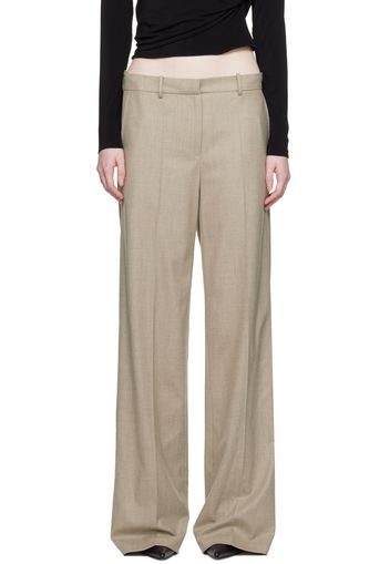 Magda Butrym Taupe Two-Pocket Trousers