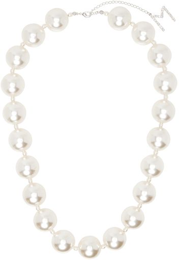 Magda Butrym White Pearl Necklace