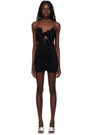 Magda Butrym Black Ruched Minidress