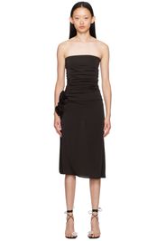 Magda Butrym Black Strapless Dress