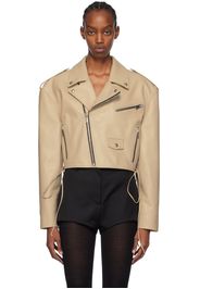 Magda Butrym Beige 12 Leather Jacket