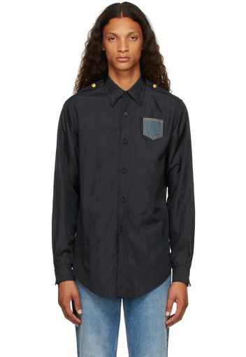 Maison Margiela Black Nylon Shirt