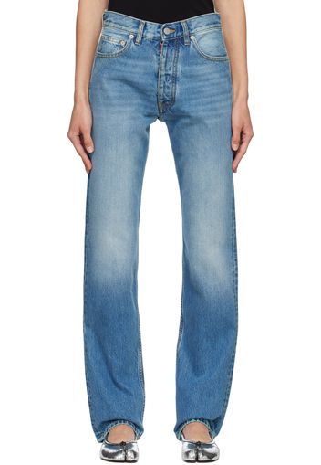 Maison Margiela Blue Faded Jeans