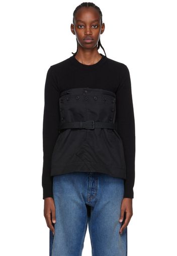 Maison Margiela Black Bodice Camisole