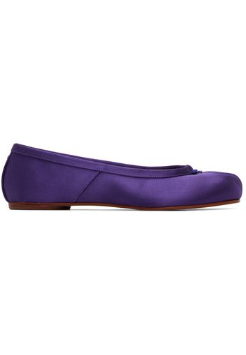 Maison Margiela Purple Tabi Ballerina Flats