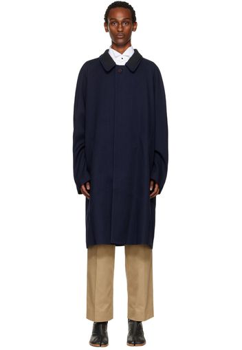 Maison Margiela Navy Décortiqué Coat