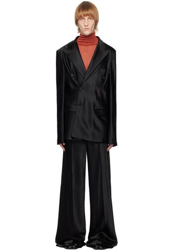 Maison Margiela Black Mikado Trousers