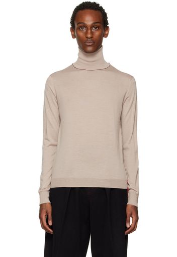 Maison Margiela Beige Work-In-Progress Turtleneck