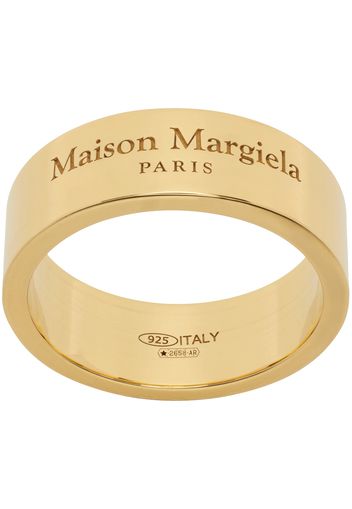 Maison Margiela Gold Engraved Ring