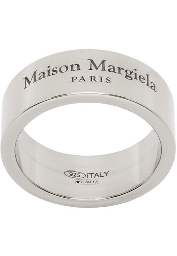 Maison Margiela Silver Engraved Ring