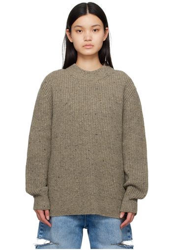 Maison Margiela Brown Crewneck Sweater