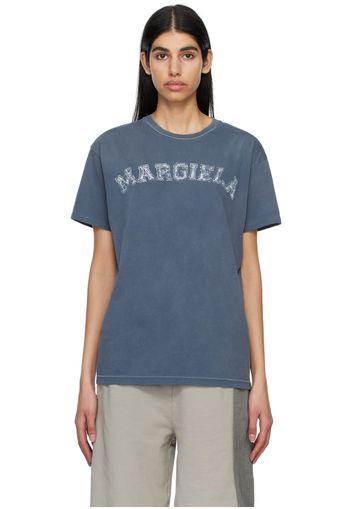 Maison Margiela Blue Printed T-Shirt