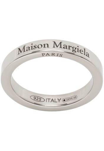 Maison Margiela Silver Engraved Ring