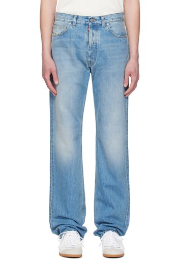 Maison Margiela Blue Hook-Eye Jeans