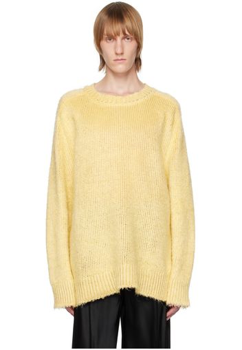 Maison Margiela Yellow Brushed Sweater