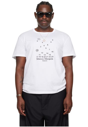 Maison Margiela White Embroidered T-Shirt