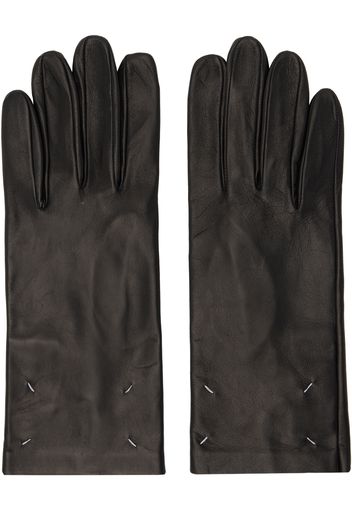 Maison Margiela Black Four Stitches Gloves