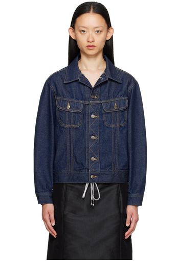 Maison Margiela Indigo Paneled Denim Jacket