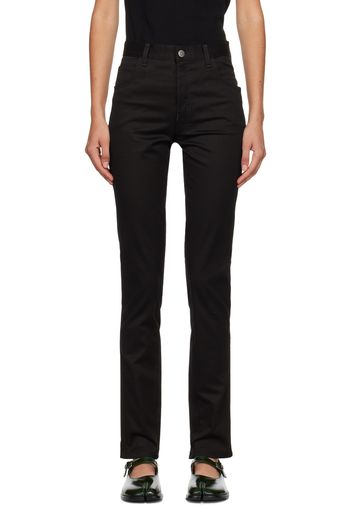 Maison Margiela Black Five-Pocket Jeans