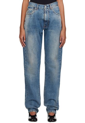 Maison Margiela Blue Distressed Jeans