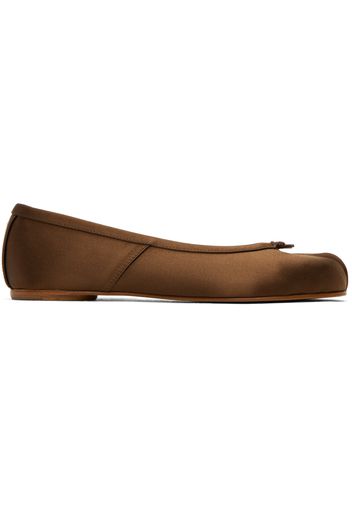 Maison Margiela Brown Tabi Ballerina Flats