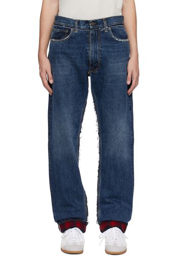 Maison Margiela Indigo Distressed Jeans